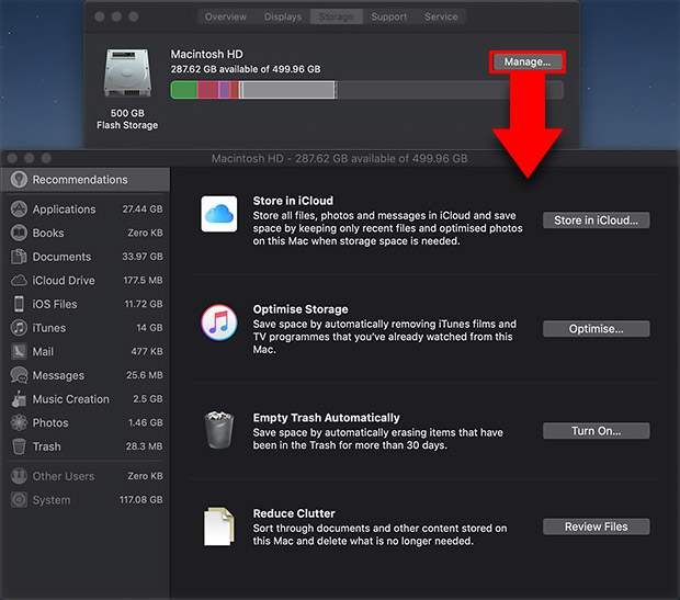cleaner for mac that show what is using disk space